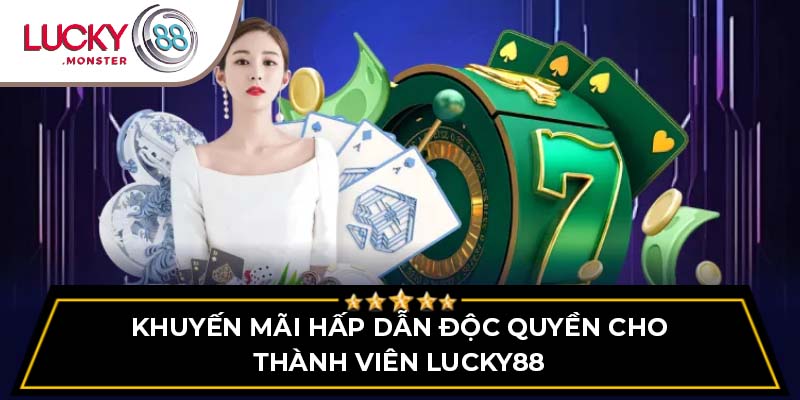 Khuyến mãi hấp dẫn độc quyền cho thành viên Lucky88
